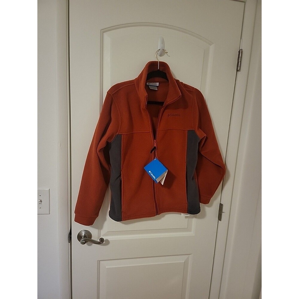 Youth Columbia Sportswear Fleece Jacket Size 14/16 Orange